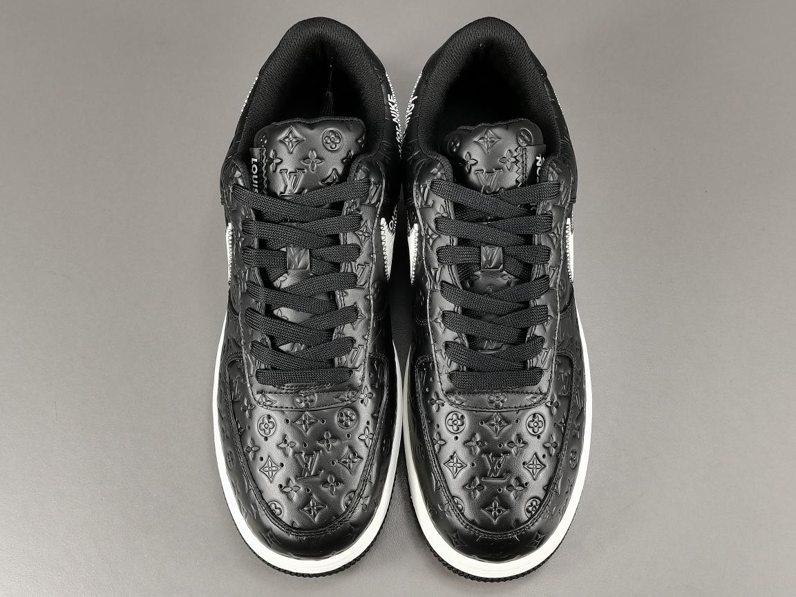LOUlS VUlTTON X      Air Force 1 LOw BLACK Casual shoes 7
