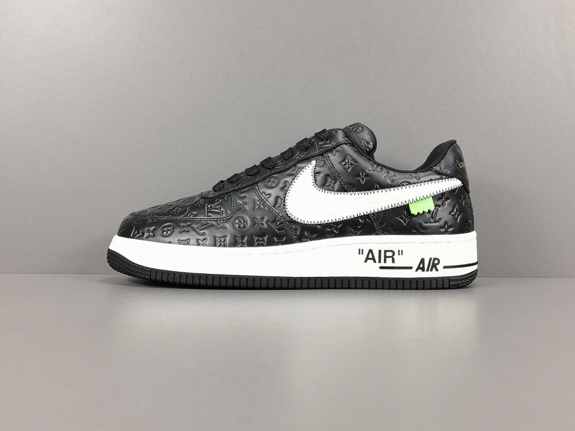 LOUlS VUlTTON X      Air Force 1 LOw BLACK Casual shoes 15