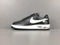 LOUlS VUlTTON X NiKe Air Force 1 LOw BLACK Casual shoes