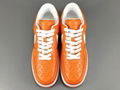 LOUlS VUlTTON X NiKe Air Force 1 LOw orange Casual shoes