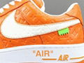 LOUlS VUlTTON X NiKe Air Force 1 LOw orange Casual shoes