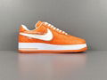 LOUlS VUlTTON X NiKe Air Force 1 LOw orange Casual shoes