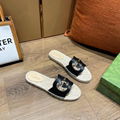       23 Spring/Summer new original 1:1 Straw Woven Fisherman Slippers 2