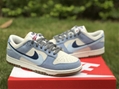 Nike Dunk Low 85 Double Hook Gray Blue DO9457-119 sport shoes