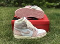 Air Jordan 1 "WashedPink" Powder Wash FD2596-600, Basketball Shoes 1