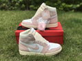 Air Jordan 1 "WashedPink" Powder Wash FD2596-600, Basketball Shoes 2