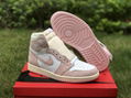 Air Jordan 1 "WashedPink" Powder Wash FD2596-600, Basketball Shoes 3