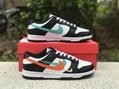 2023 NEW      Dunk low Multi black and white Color Three Hook Splash Ink FD4623- 10