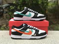 2023 NEW Nike Dunk low Multi black and white Color Three Hook Splash Ink FD4623-