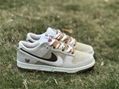 Nike Dunk Low 85 Bear Cookie Double Hook DO9457-100 CASUAL SHOES 