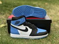 Air Jordan 1 High OG "UNC Toe" North Carolina Blue and Black Toe DZ5485-400  3