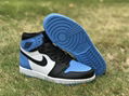 Air Jordan 1 High OG "UNC Toe" North Carolina Blue and Black Toe DZ5485-400  4