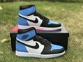 Air Jordan 1 High OG "UNC Toe" North Carolina Blue and Black Toe DZ5485-400  6