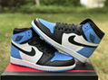 Air Jordan 1 High OG "UNC Toe" North Carolina Blue and Black Toe DZ5485-400  13