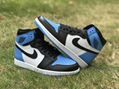 Air Jordan 1 High OG "UNC Toe" North Carolina Blue and Black Toe DZ5485-400 