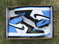 Air Jordan 1 High OG "UNC Toe" North Carolina Blue and Black Toe DZ5485-400 