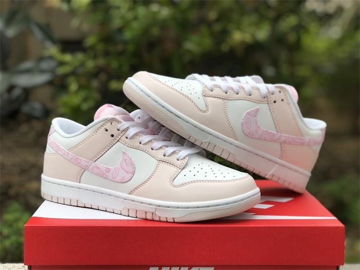 2023      SHOES      Dunk Low Pearl Pink Cashew Flower FD1449-100 CASUAL SHOES 