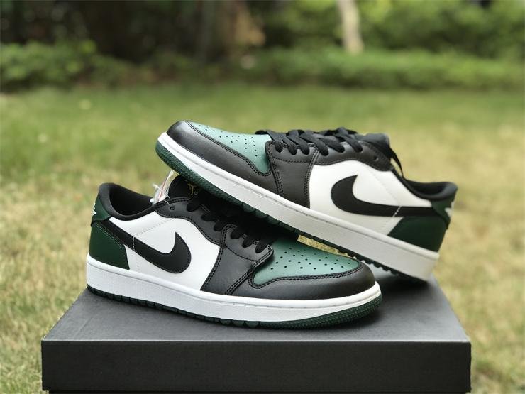 2023 new Air Jordan 1 Low Golf Black and Green DD9315-107 casual shoes  2
