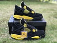 Air Jordan 4 "Thunder" Thor Signature Custom DH6927-017 basketball shoes