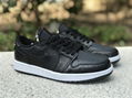 NIKE SHOES Air Jordan 1 Low Golf “Black Croc DD9315-003 sport SHOES