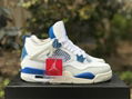 2023 AJ4 SHOES Air Jordan 4 OG “MILITARY BLUE” 308497-105  