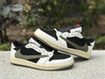 Travis Scott x Air Jordan 1 Low WMNS DZ4137-106  sport shoes 