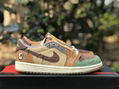 Zion Williamson x Air Jordan 1 Low OG “Voodoo” DZ7292-200 sport shoes 