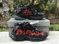 Balenciaga 7.0 High Top Black and Red Doodle 677403 W3RB1 0102 shoes 