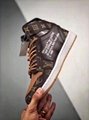 Air Jordan 1 suitcase LV OW three-way co-branded sport shoes 