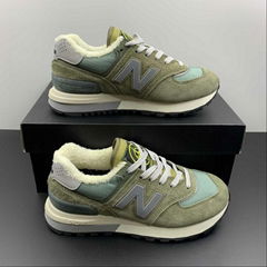             NB574 Cushioning Breathable Running Shoes U574LGST