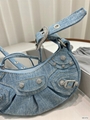 Balenciaga  bag 73245335 Cowboy Crescent Locomotive Bag Original quality