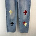 23 spring/summer series Croxin new towel embroidered cross straight leg jeans