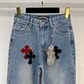 23 spring/summer series Croxin new towel embroidered cross straight leg jeans 5