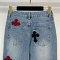 23 spring/summer series Croxin new towel embroidered cross straight leg jeans 7