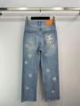 2023 women Casual fashion sense jeans all match straight long leg artifact 3