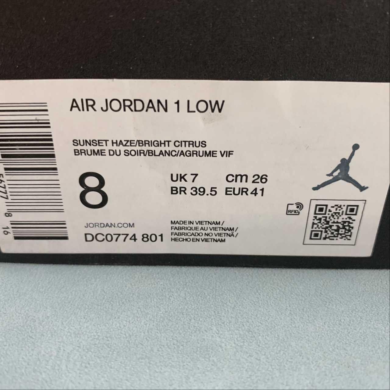top new AJ SHOES Jordan Generation 1 Low top basketball shoes DC0774-801 2