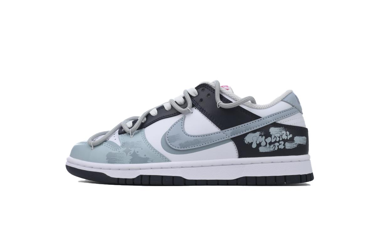      DUNK SN SHOES FB9109-401      Dunk Low 'Black Grey Blue' 5