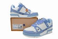 Hot shoes Round head blue casual