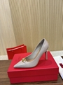 New Valentino heel shoe Fabric imported patent leather with high score 3cm/6.5cm