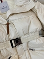 New down jacket Monc* The latest slimming waist 90% white goose down black