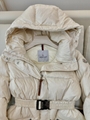 New down jacket Monc* The latest slimming waist 90% white goose down black