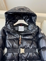 New down jacket Monc* The latest slimming waist 90% white goose down black