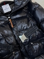 New down jacket Monc* The latest slimming waist 90% white goose down black