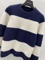Early spring new knitted crew-neck pullover advanced stylish sweater