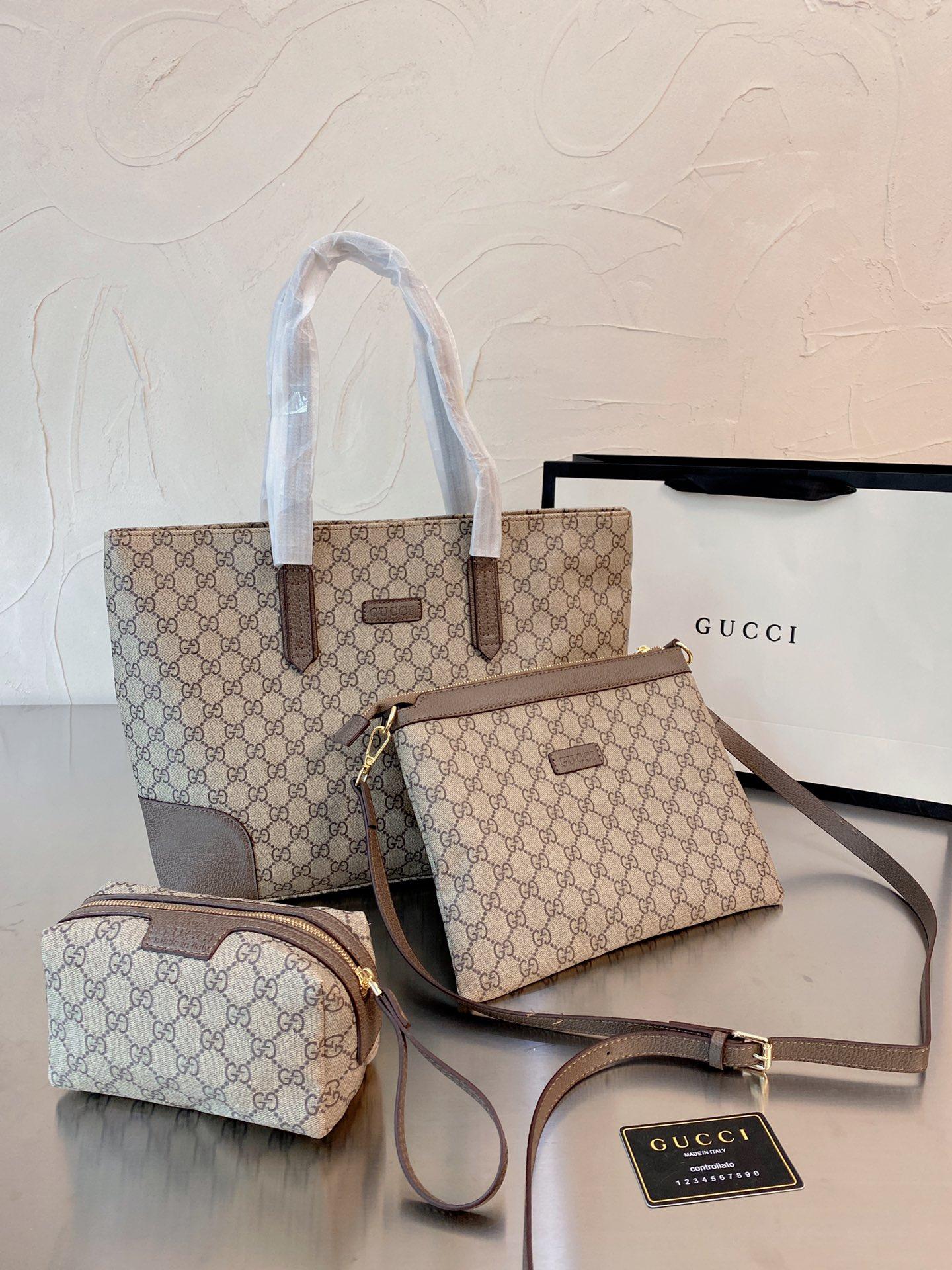    -i 3-piece set, Tote bag + camera bag + wallet High quality 5