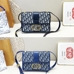 Dio-r, 2-color, Montaigne Bag, high quality, embroidered fabric, 23x17cm