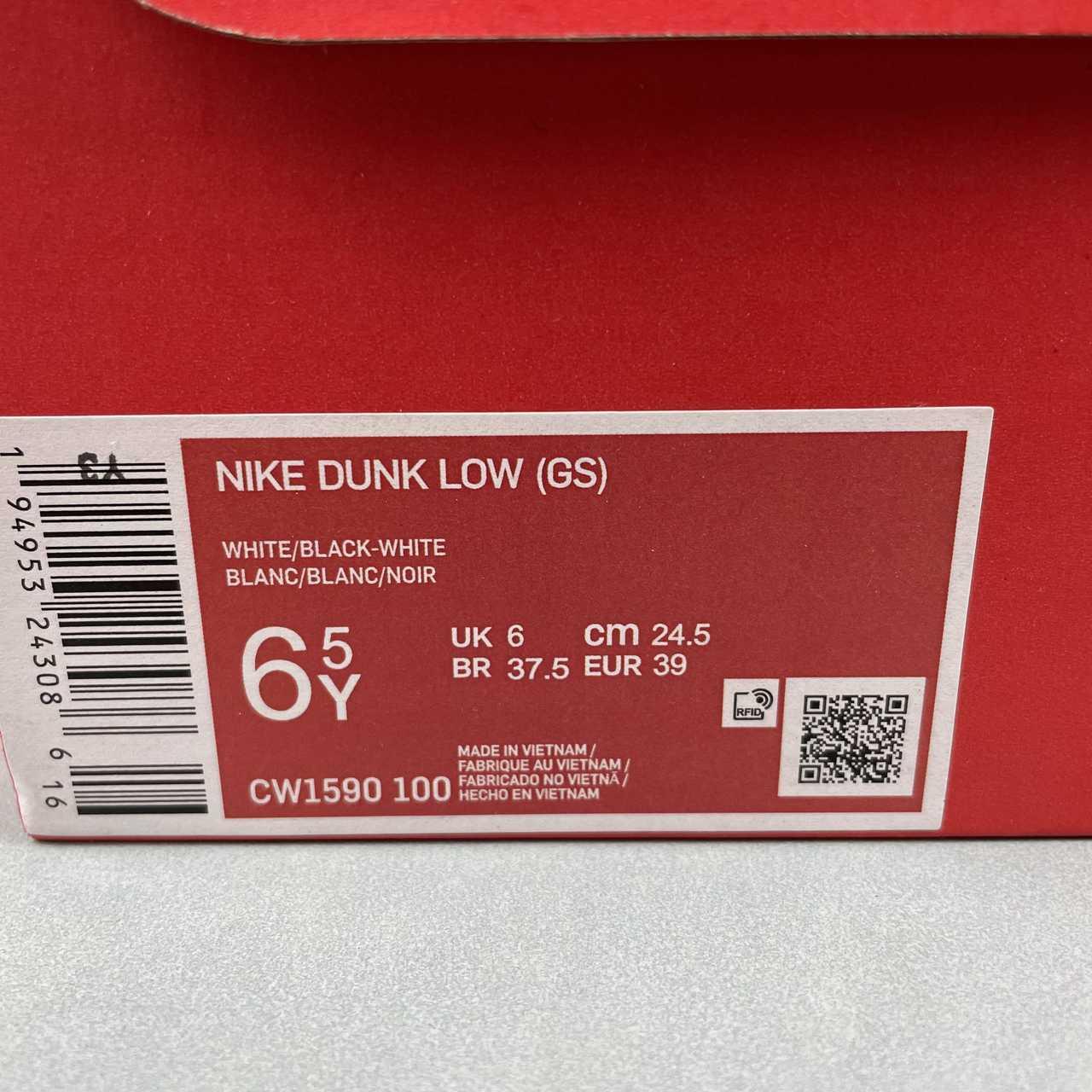      Dunk Low casual sneakers CW1590-100 sizes 35-40 15