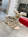 Valentin-o summer new women's high heel sandals Flat sandals 35-40 yards