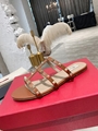 Valentin-o summer new women's high heel sandals Flat sandals 35-40 yards