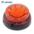 Low Profile Amber Lens Beacon 12/24v